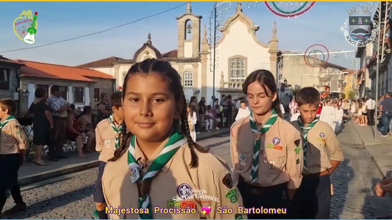 Majestosa Procissão 💮São Bartolomeu 👉Ponte da Barca ✨️Fé e  Devoção 🎉Representação Solene