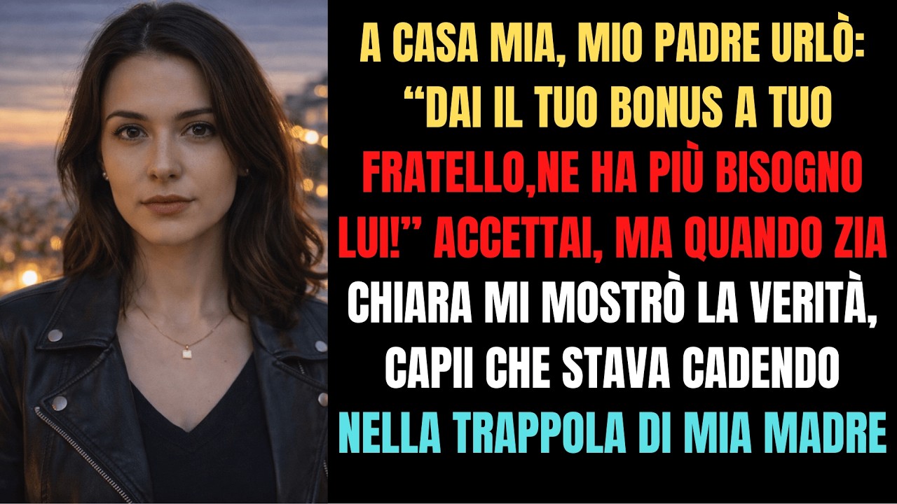 Mio padre voleva il mio bonus da 20.000€… ma mia zia ha svelato il suo segreto più sporco