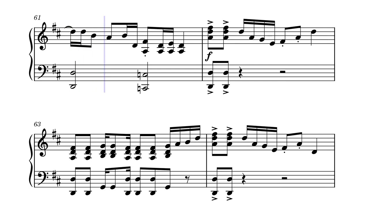 Hoedown – Emerson, Lake & Palmer - Piano arrangement