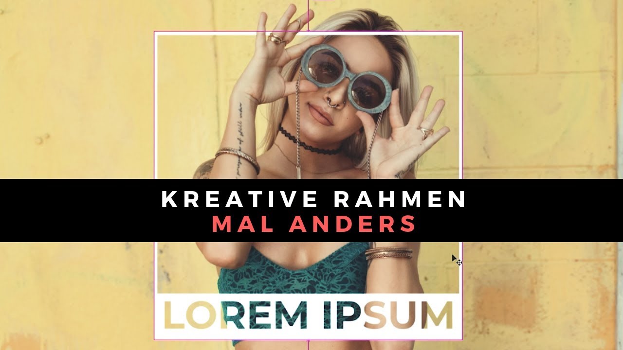 Kreative Rahmen einfach und schnell in  #Photoshop