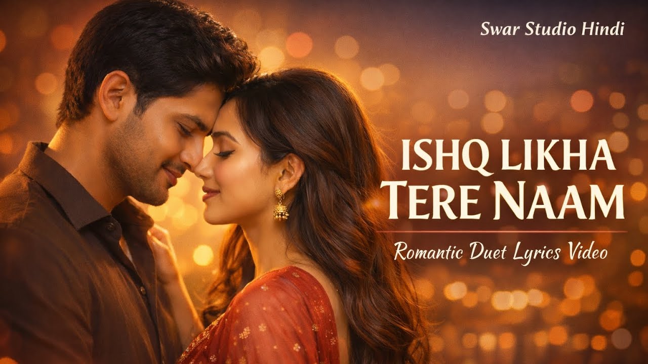 Ishq Likha Tere Naam | New Hindi Song 2026 | Romantic Duet Lyrics Video | Swar Studio Hindi