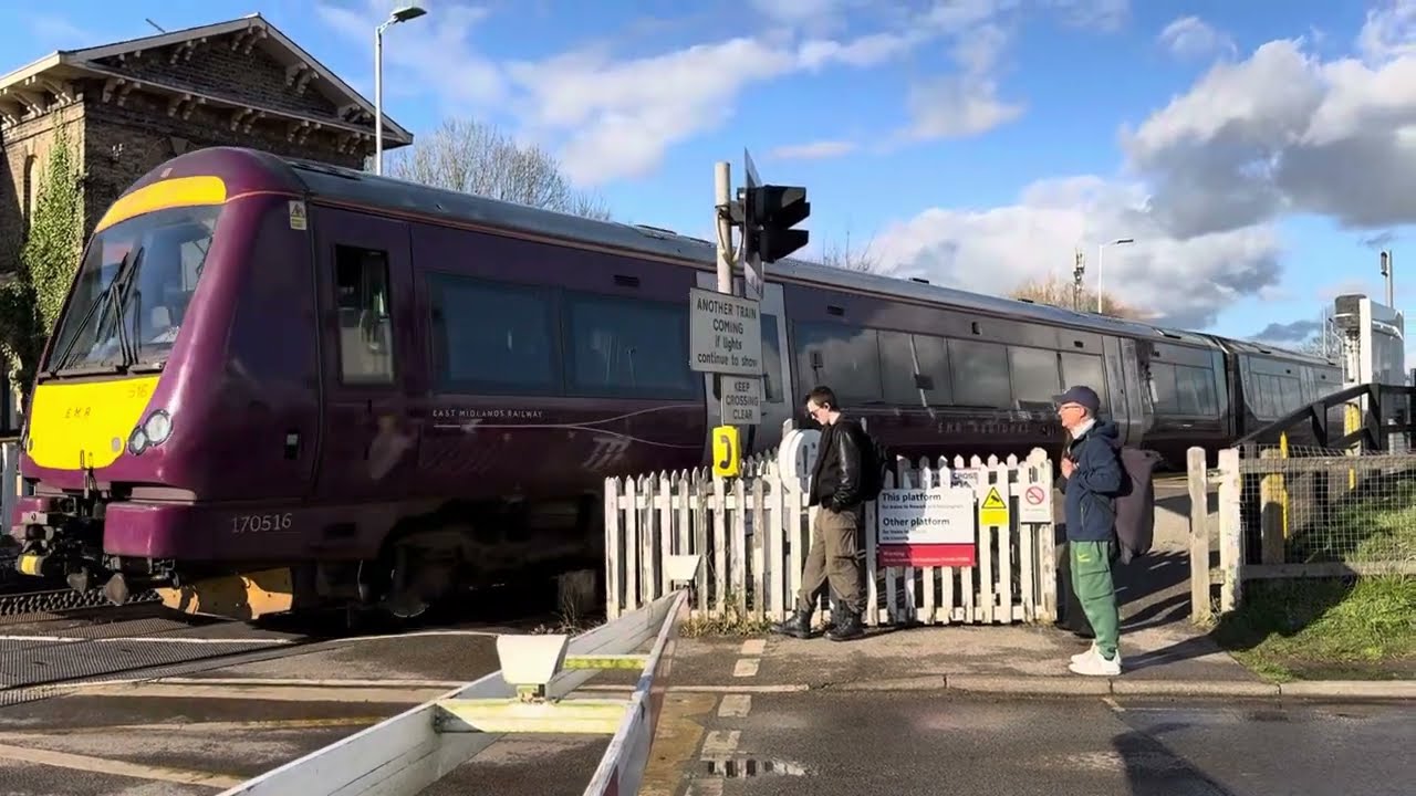 Collingham Station Level Crossing (Nottinghamshire) Thursday 13.03.2025