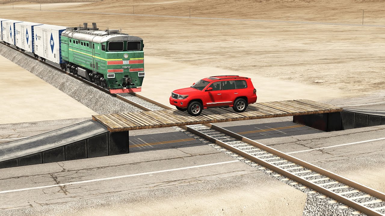 Cars vs Rails #11 &ndash; BeamNG.Drive