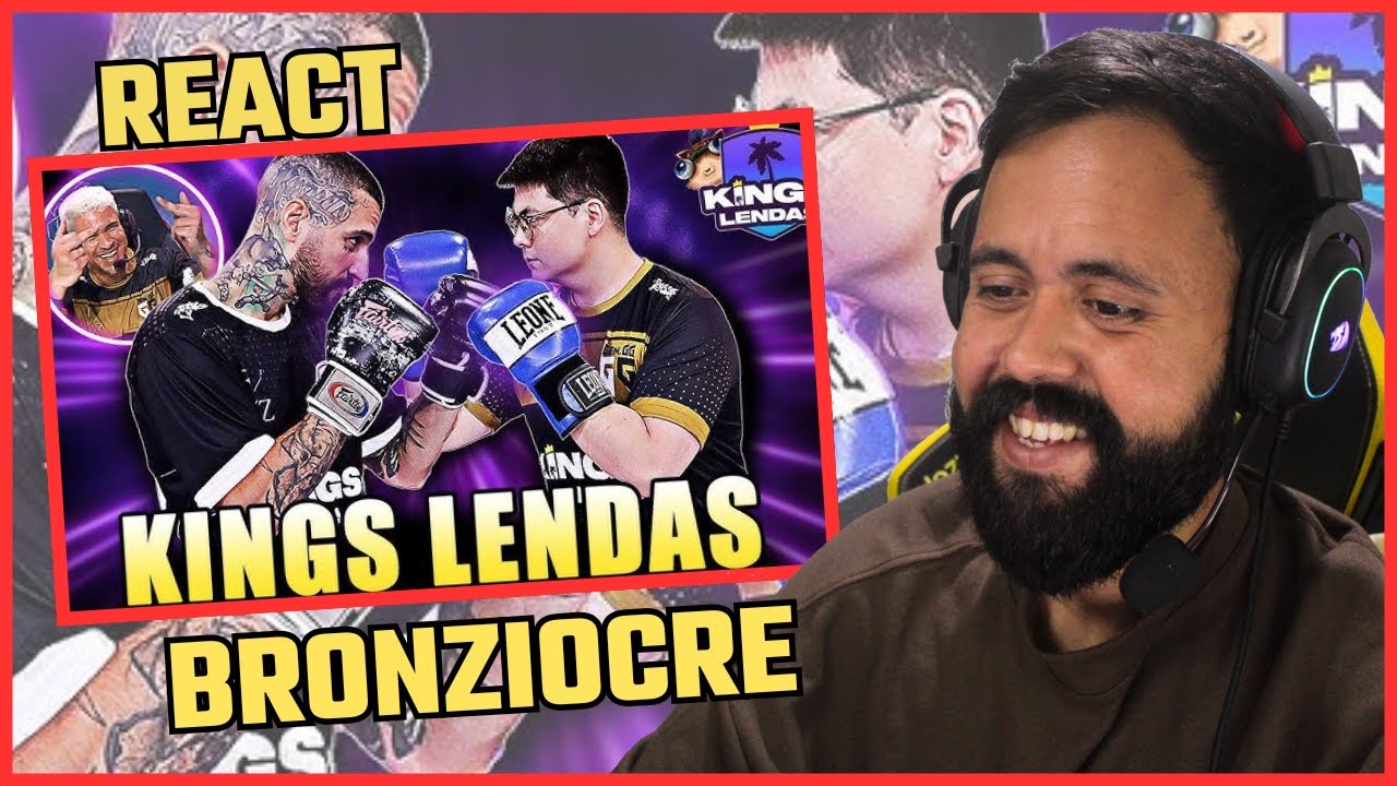 TCHEBA REACT: O CLIMA ESQUENTOU no PRESENCIAL da KINGS LENDAS