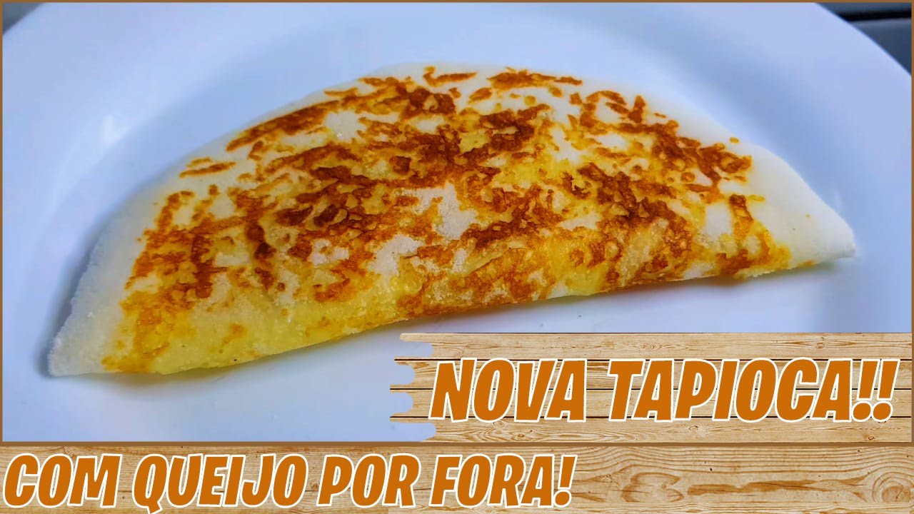 Tapioca INVERTIDA - como fazer tapioca rendada ou invertida.