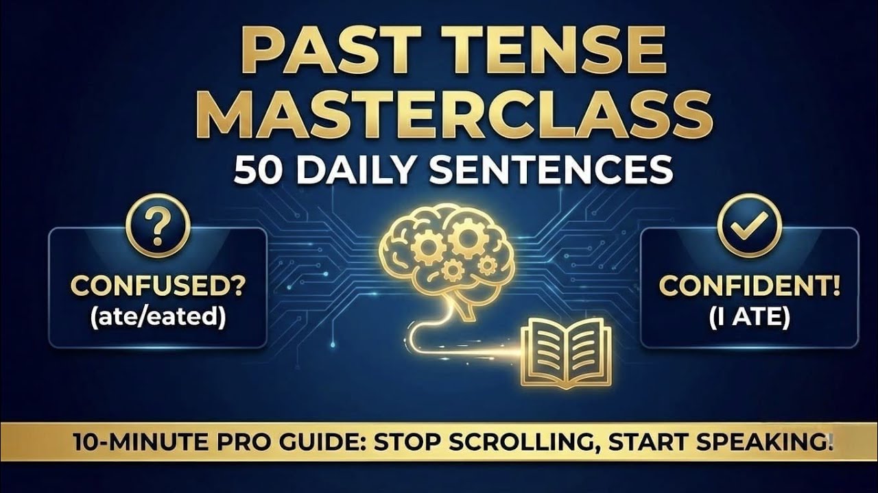 “Talk About Yesterday in English | Daily Use Past Tense Sentences”