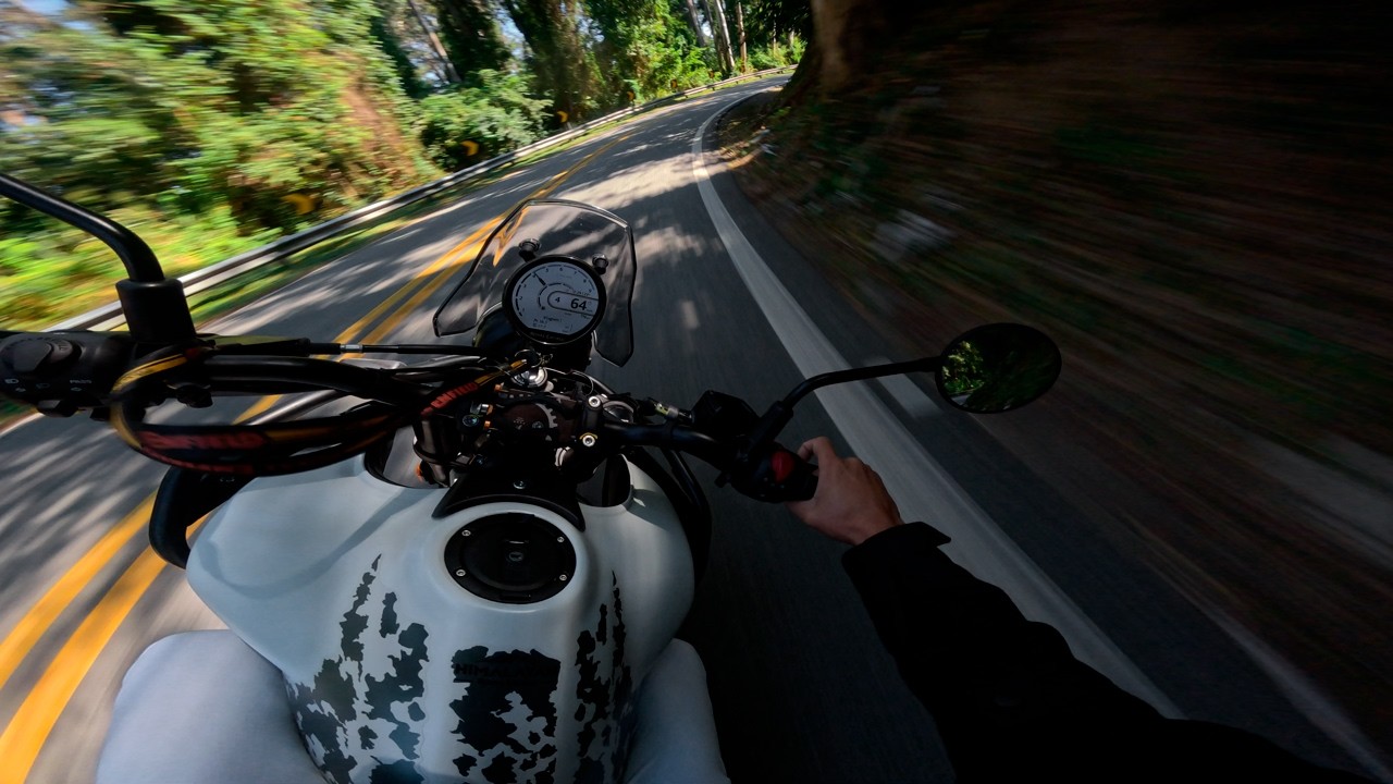 HIMALAYAN 450 PURE SOUND - POV NA FLORESTA 4K