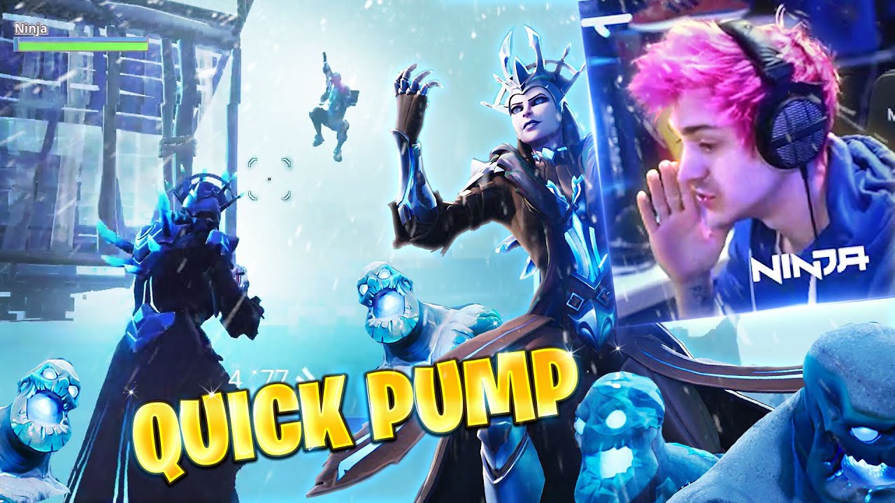 ICE ZOMBIES ARE GETTING IN THE WAY OF THE ACTION! FORTNITE SOLOS THROWBACK!