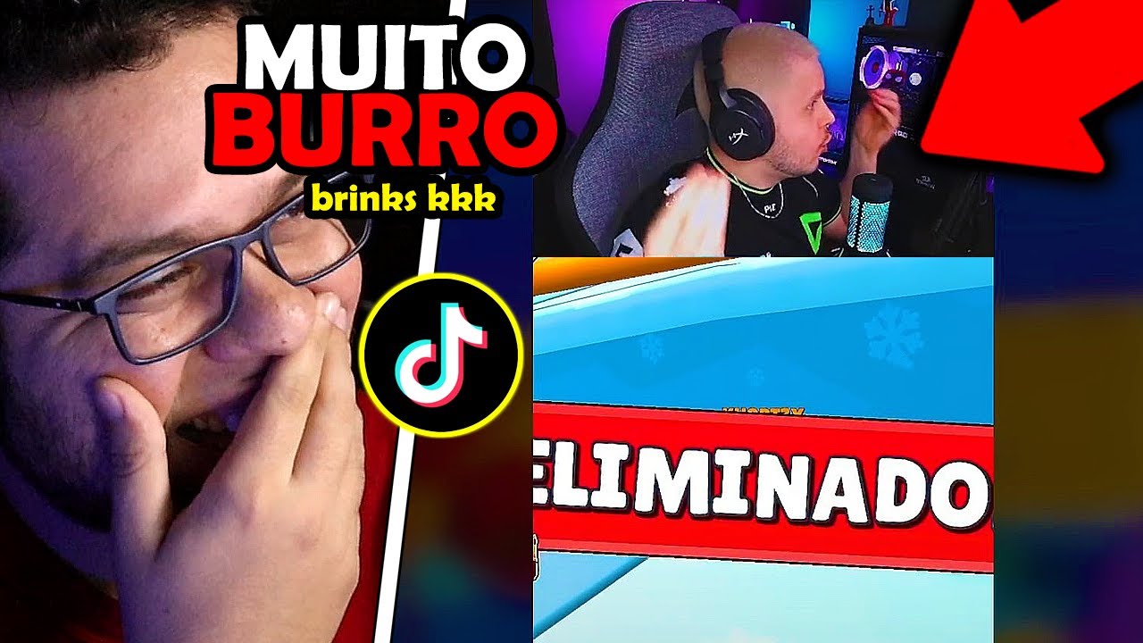 PESQUISEI por STUMBLE GUYS no TIKTOK e REAGI AOS VÍDEOS MAIS ENGRAÇADOS