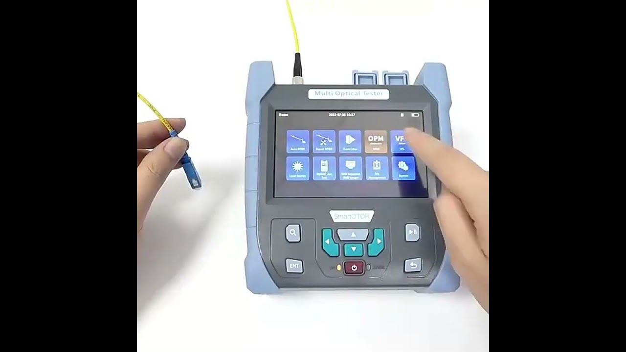MINi OTDR Fiber Optic Reflectometer Touch Screen 9-in-1 Multifunction