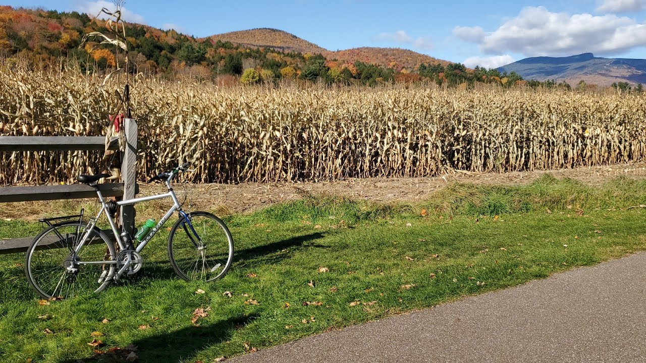 Stowe Vermont Bikepath Virtual Cycling October 2019