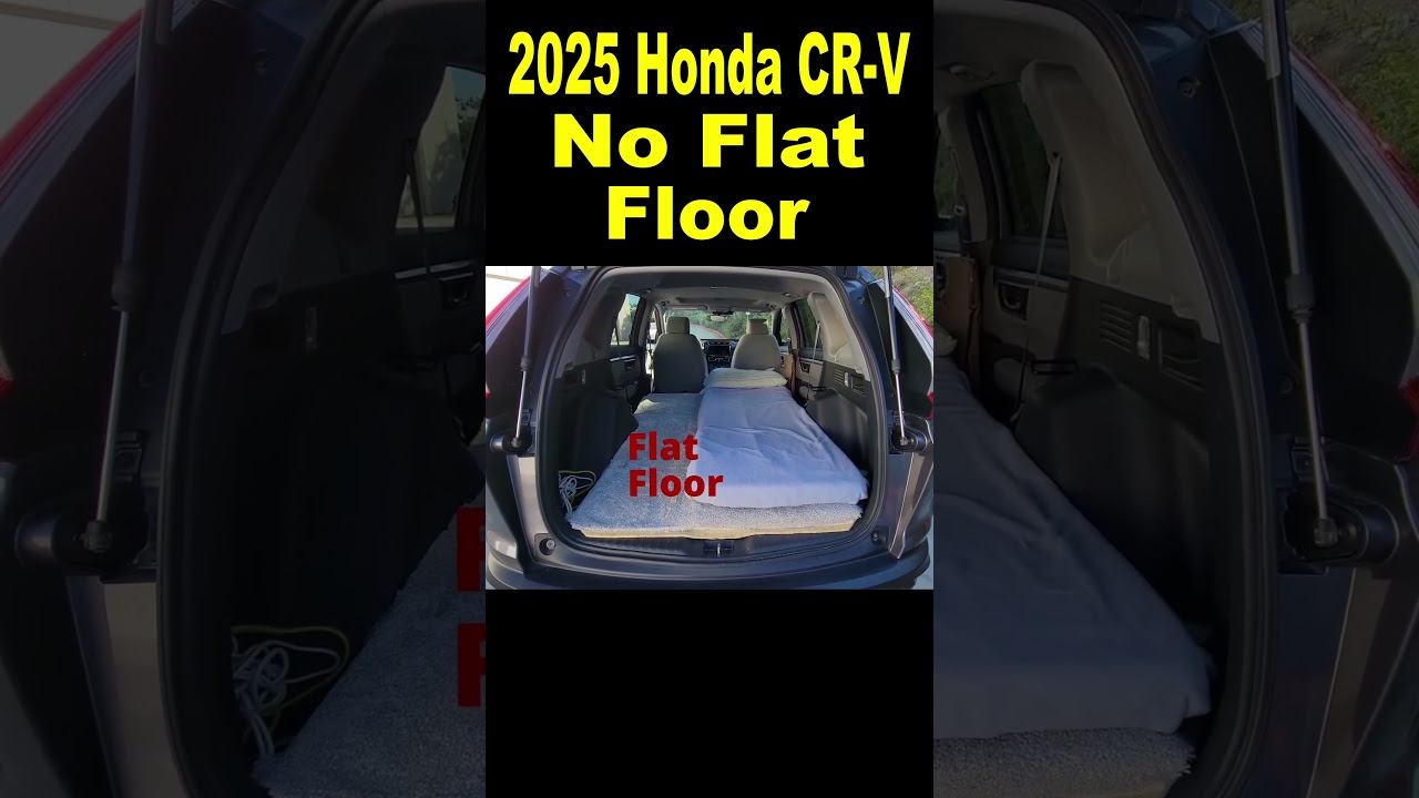 2025 Honda CR-V No Flat Floor for SUV Camping, Cargo Area Floor, CRV & SUV Sleeping Camper Setup