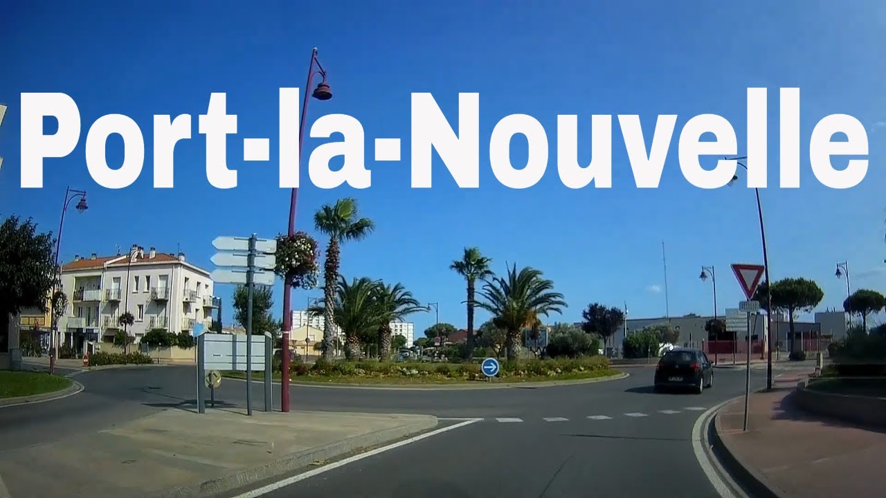 Port-la-Nouvelle 4K- Driving- French region