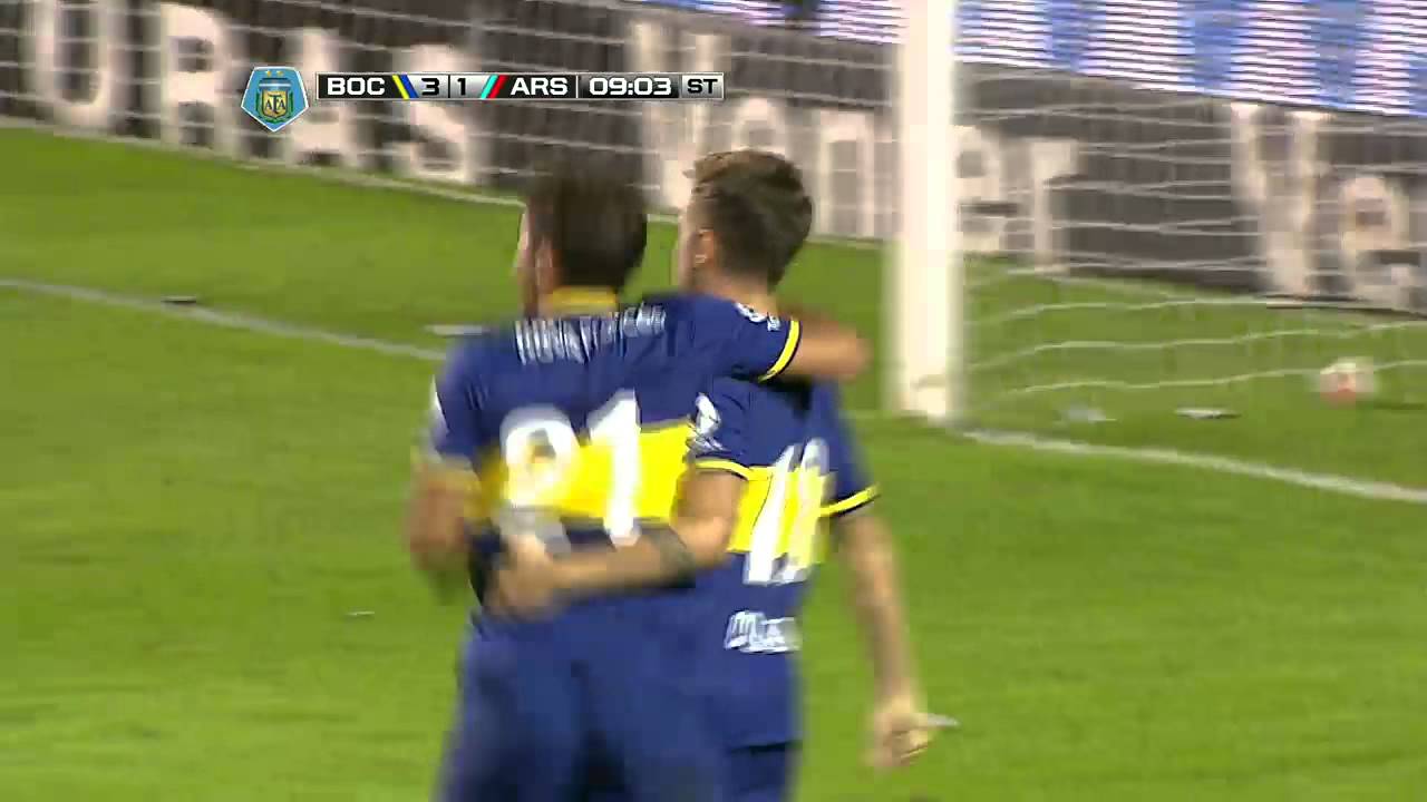 Fútbol en vivo. Boca - Arsenal. Fecha 16. Torneo Final 2014. Fútbol Para Todos.