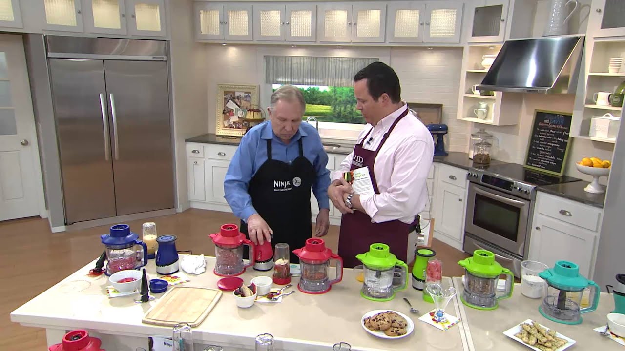 Nutri Ninja 2-in-1 700W 40 oz. Food Processor and Blender with David Venable