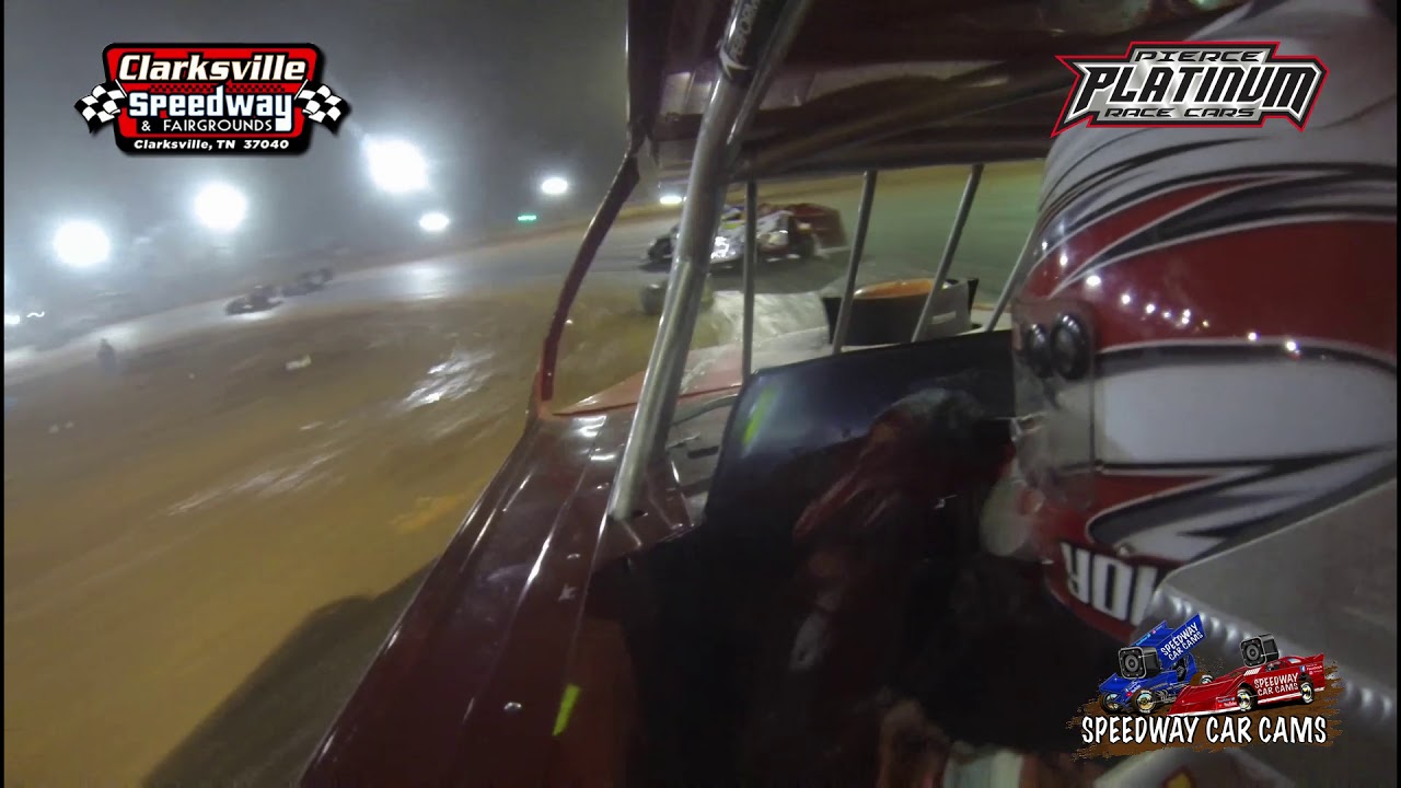 #10Y Trent Young - Open Wheel Modified - 3-2-18 Clarksville Speedway - In Car Camera