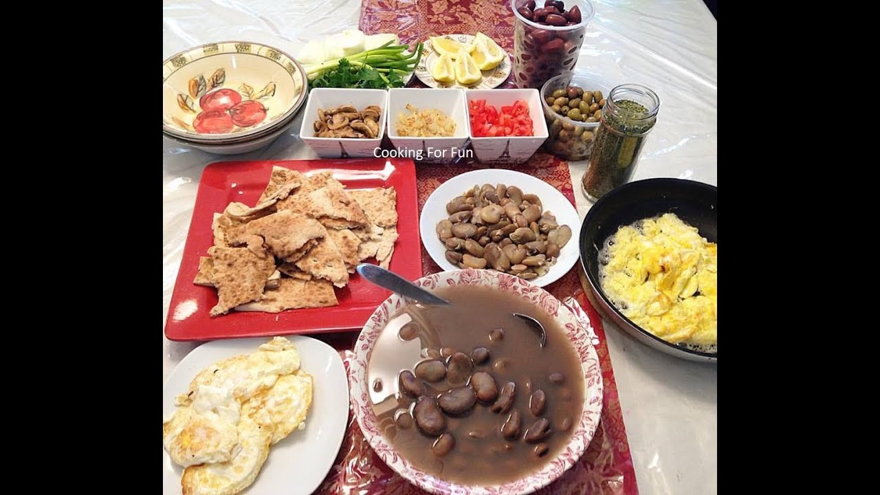 Traditional Iraqi Breakfast Fava Beans and Eggs"Bagla Bel Dehin"/ Episode#45