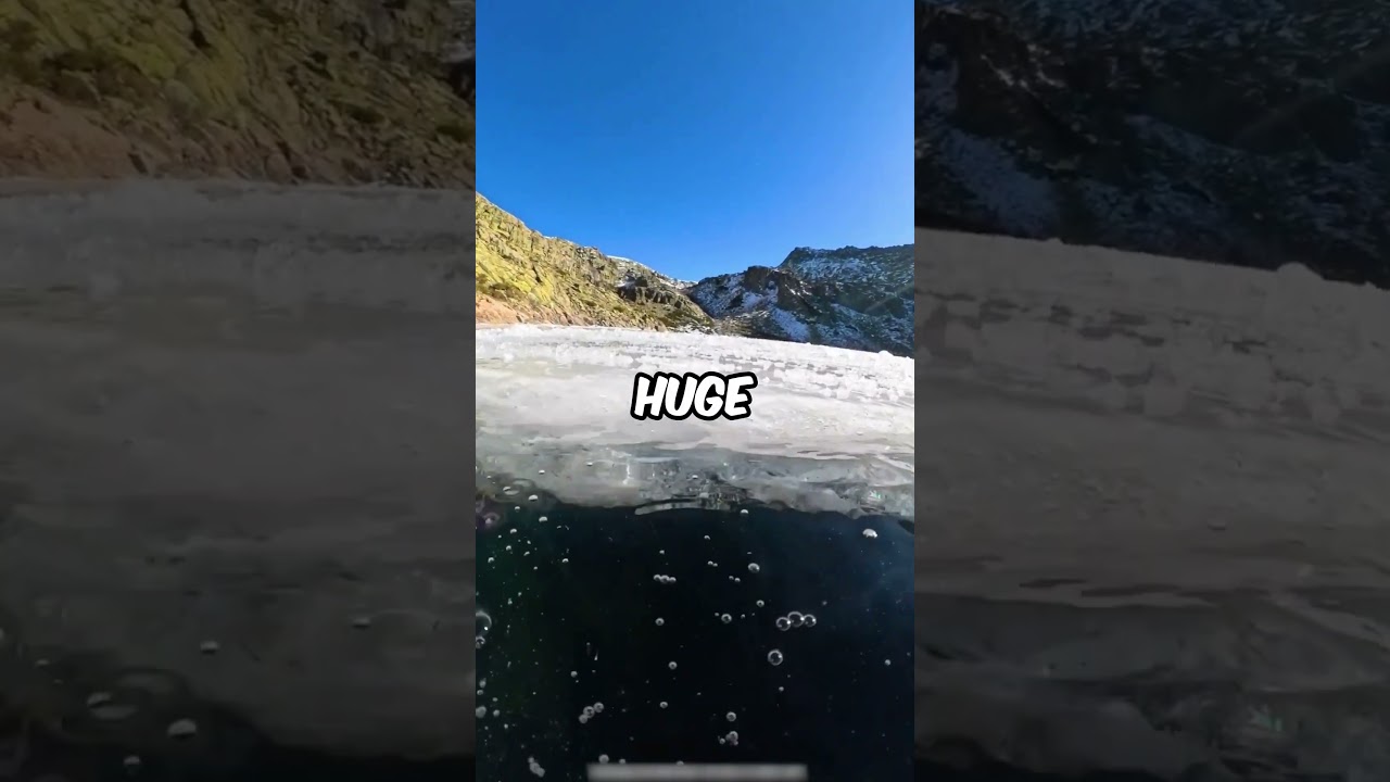 Man Jumps Into A Frozen Lake...