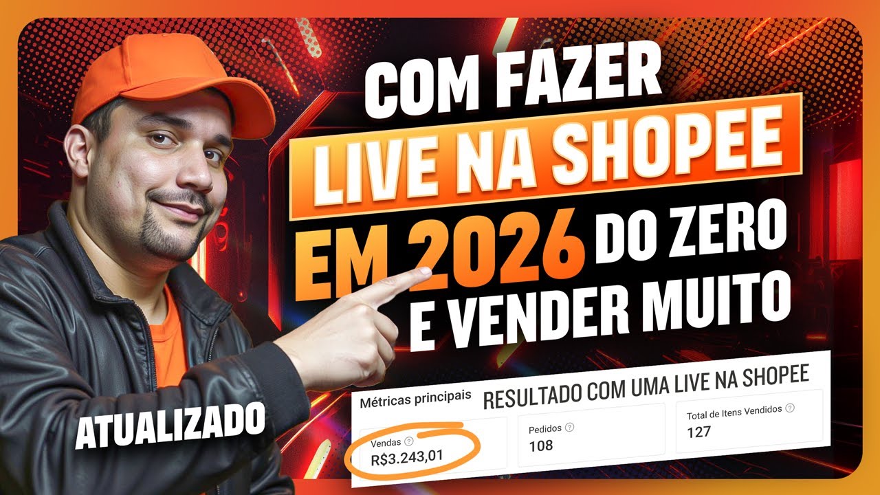 Como Fazer Live na Shopee em 2026 (Do Zero) e Vender Muito (Atualizado)