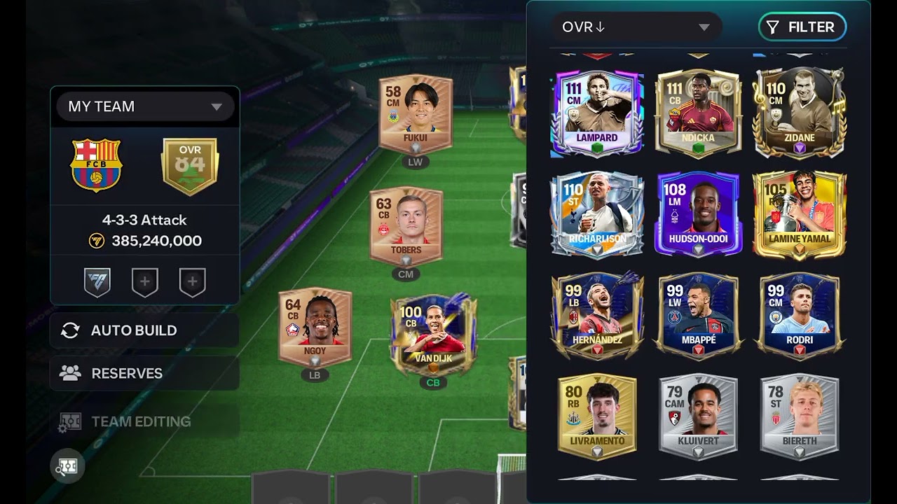 My best 24 team In FC mobile