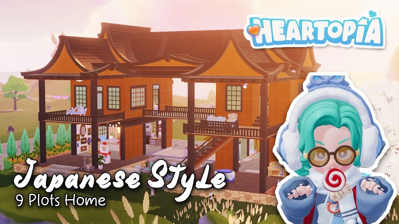 Building a Japanese Style Home in Heartopia | Speed Build