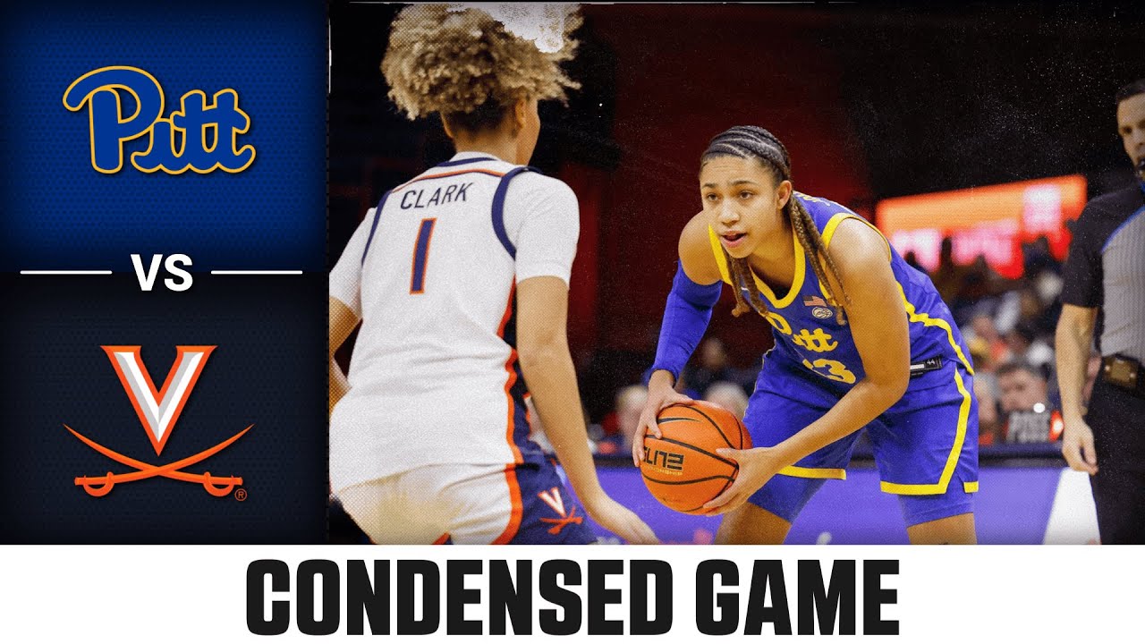 Pitt vs. Virginia Condensed Game | 2025-26 ACC Women's Basketball