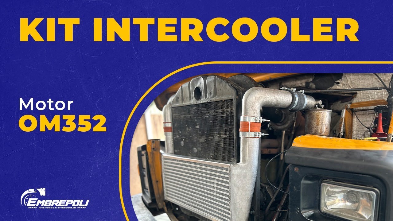 KIT INTERCOOLER CAMINHÃO MBB 2217 - OM352