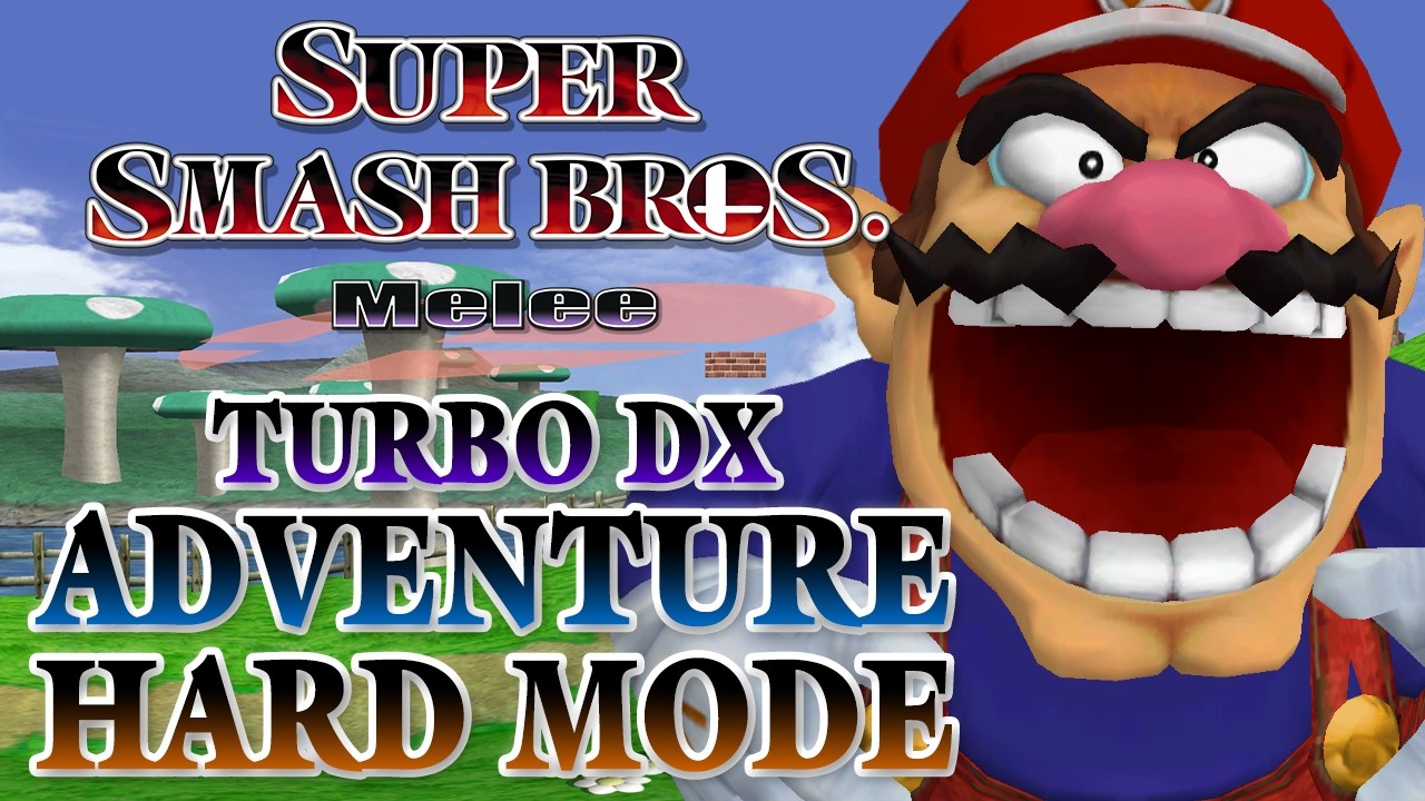 Super Smash Bros. Melee [Turbo DX]: режим приключений [Wario] [Hard]