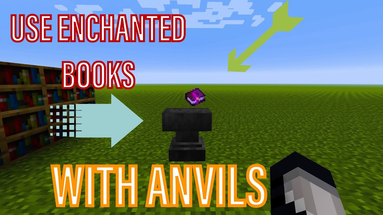 How to make and use enchanted books EASY in Minecraft PS4!