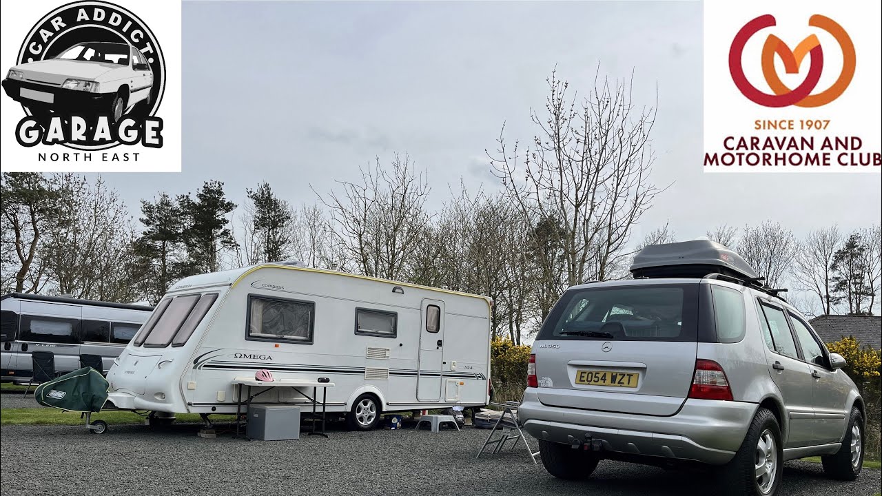 River Breamish Caravan and Motorhome Club Campsite Powburn \ Family Camping Vlog 2025 #camc #camping