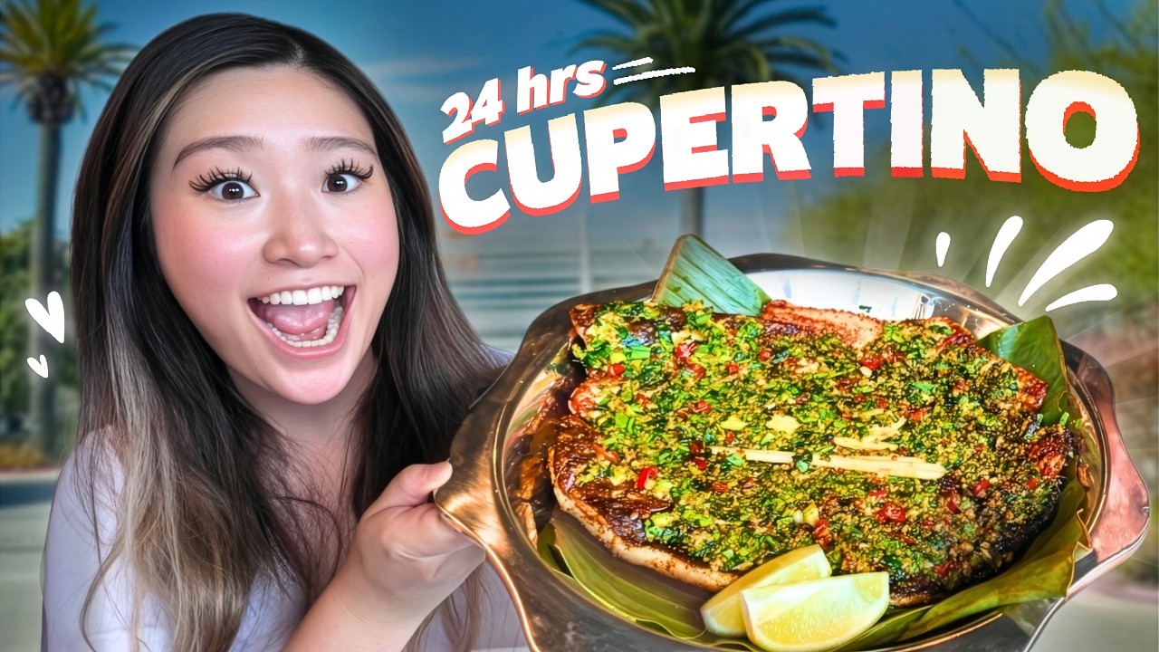 24 HOURS Eating in CUPERTINO ☀️ Ultimate San Francisco Bay Area Food Tour