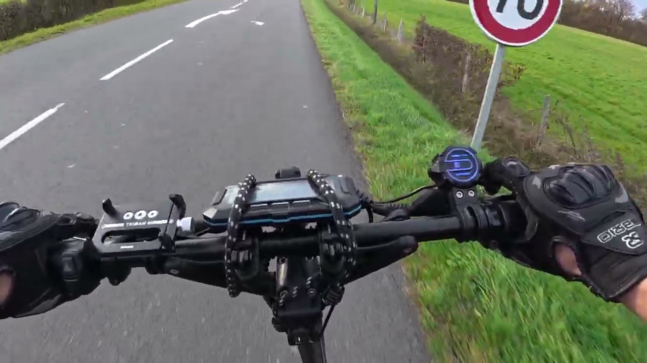 Balade en scooter Dualtron Viktor à travers les forêts françaises