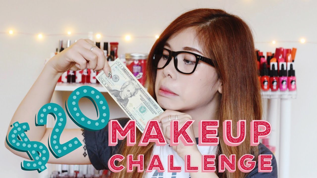 TRANG ĐIỂM DƯỚI 500K / $20 MAKEUP CHALLENGE (WITH CC ENGSUB)