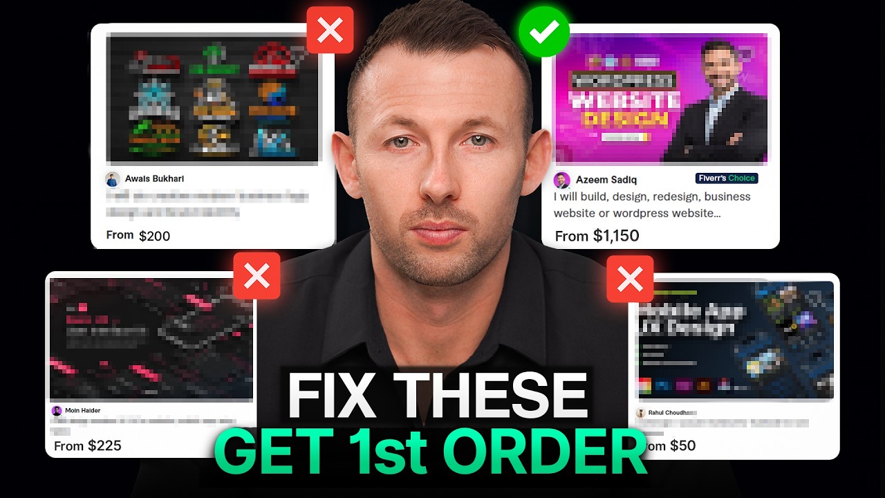 Я помог 4 совершенно новым продавцам на Fiverr получить их первые заказы.