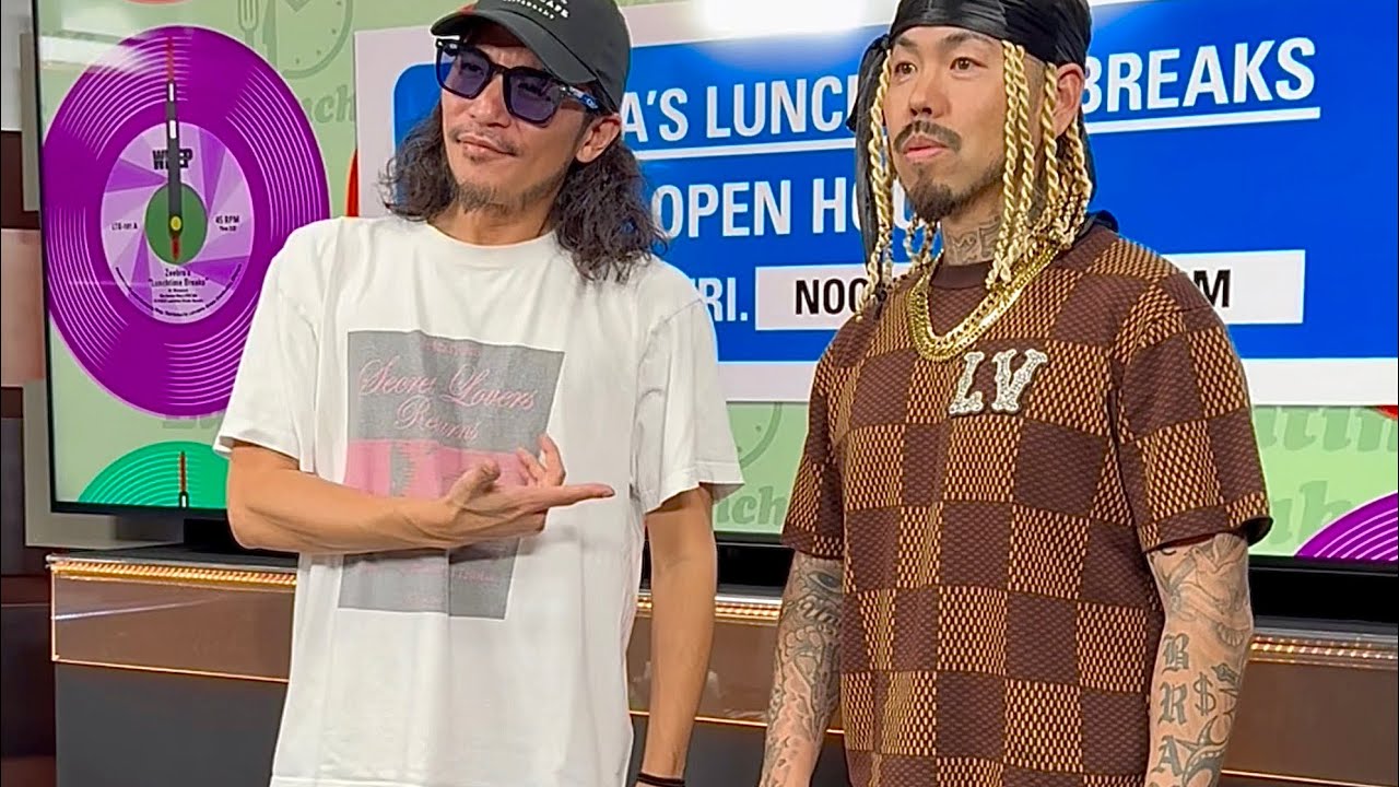 伝説のラッパーZEEBRAさんの番組にSHOがゲスト出演しました！！【Zeebra's LUNCHTIME BREAKS】