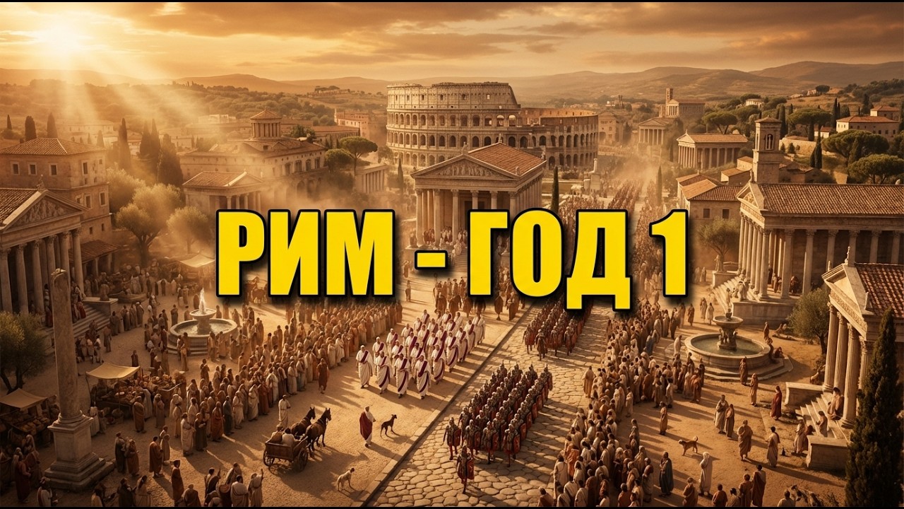 Такой была жизнь в Риме во времена Иисуса | 1 год н. э. | Сердце империи | С ИИ