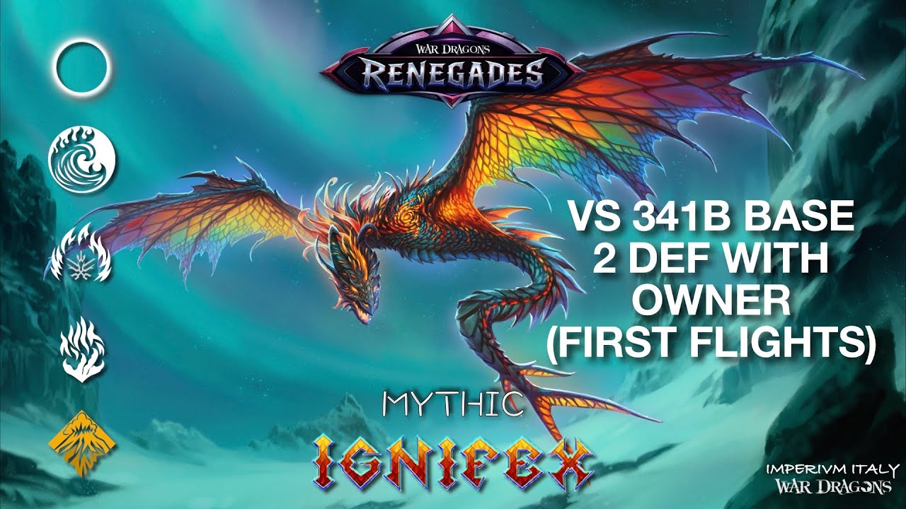 IGNIFEX - RENEGADES MYT FIRE INVOKER (FIRST FLIGHTS) 39.3B VS 341B BASE - ImperivmItaly War dragons