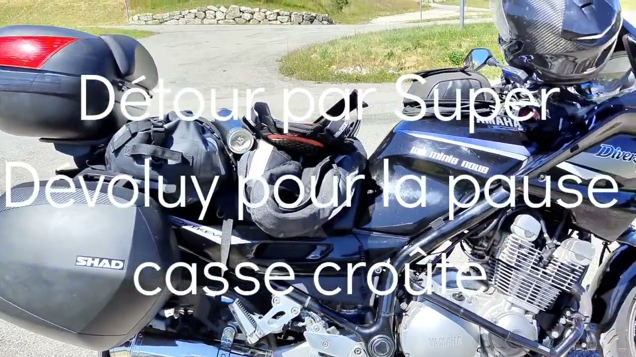 Roadtrip moto Alpes 2023 Jour 1 Yamaha 900 xjs diversion