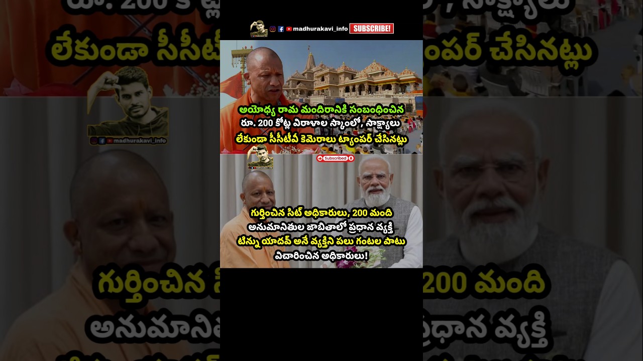 #ayodhya #ayodhyarammandir #cctvfootage #yogiadityanath #narendramodi #jaishreeram #madhurakavi #sad