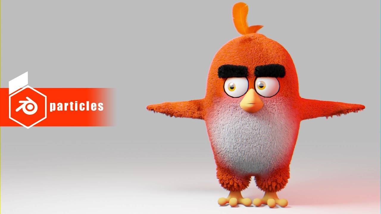 blender 2 92 grooming an angry bird tutorial