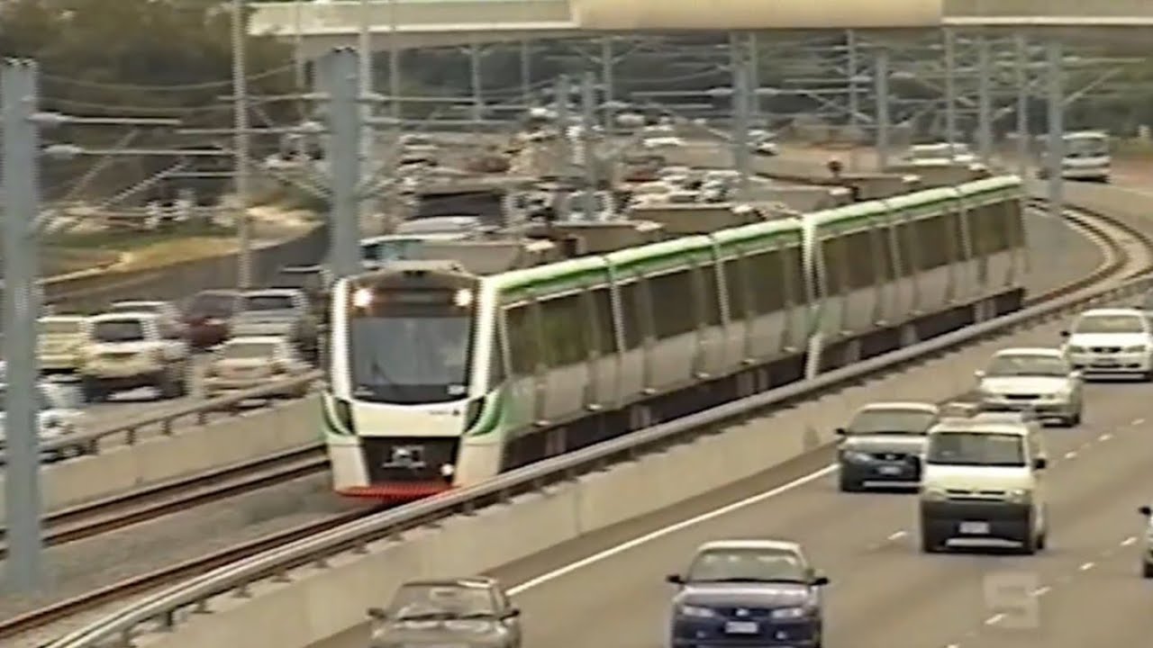 The orange line. Railway to Mandurah - 2007