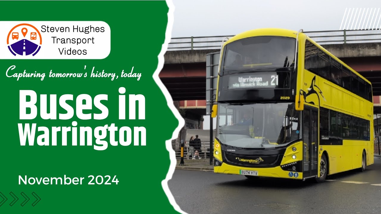 Buses in Warrington | Bus Spotting | November 2024