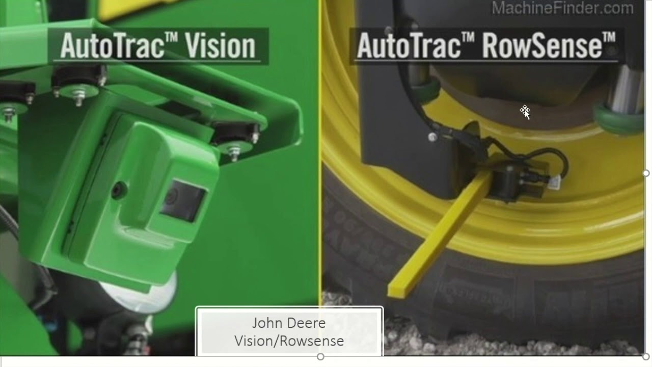 Система навигации John Deere GS3 AMS, AutoTrac RowSense и AutoTrac Vision