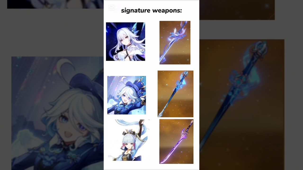 why is it not matching #genshinimpact #ayaka #furina #skirk