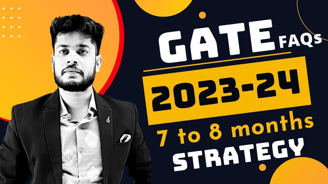 7 to 8 months Strategy for GATE 2023-24 | FAQs | Civil Engineering 🎯