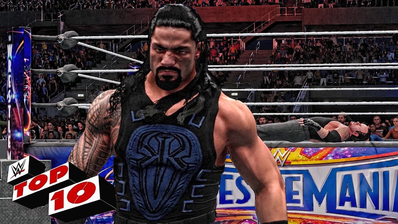 Roman Reigns Top 10 Greatest Wins! ( WWE 2K18 )