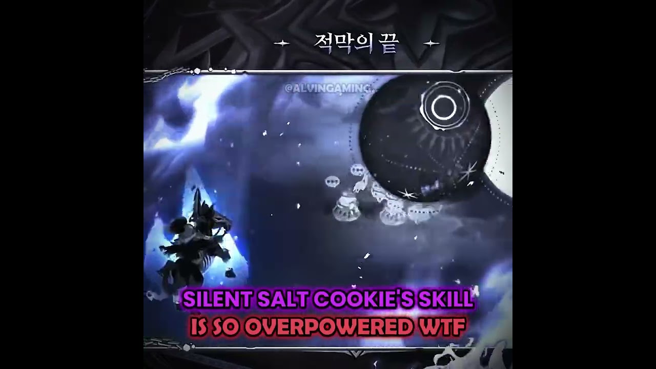 silent salt cookie skill is crazy #cookierunkingdom