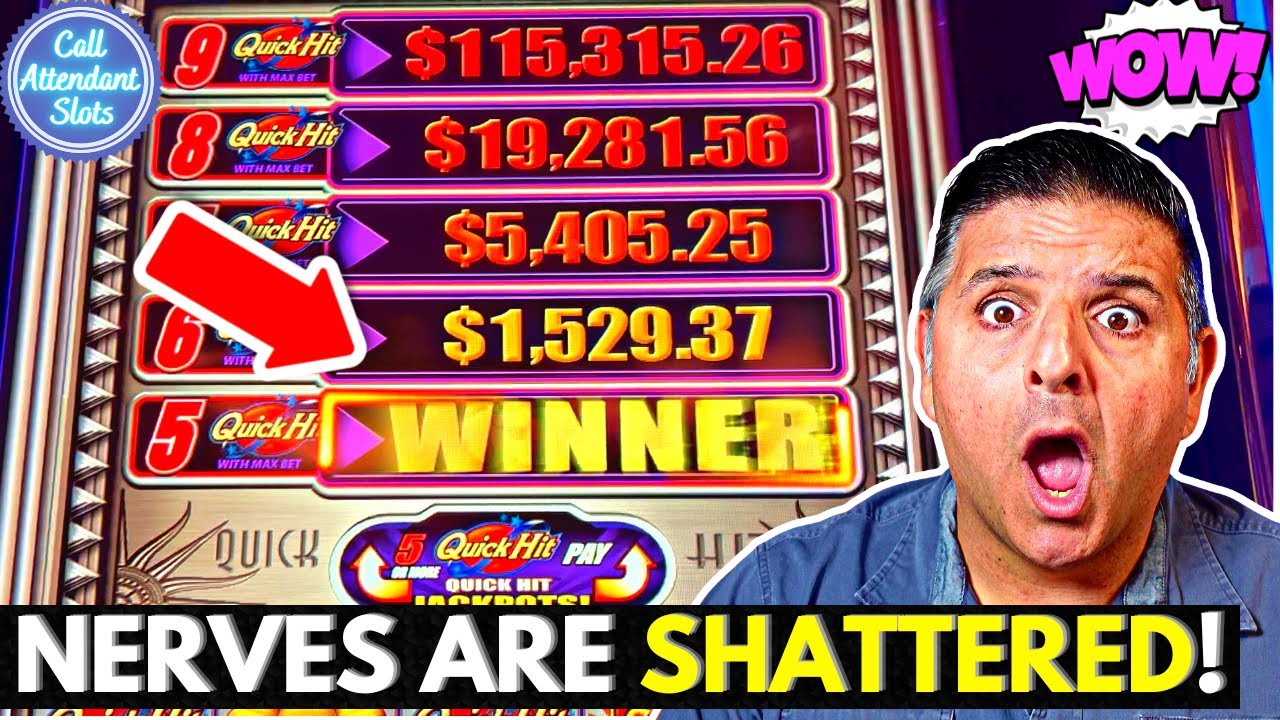 Nerve Wracking $27 Max Bets on My Favorite Quick Hit Slot Machine! Quick Hit Platinum!