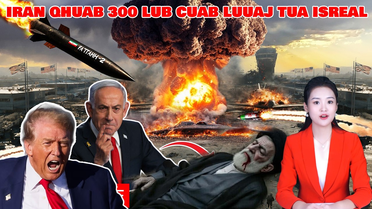 XOVXWM KUB 13/3: UKRAINE NPAJ TXAIS 35 LUB CUAB LUAJ MEKAS. IRAN QHUAB 300 LUB CUAB LUAJ TUA ISREAL