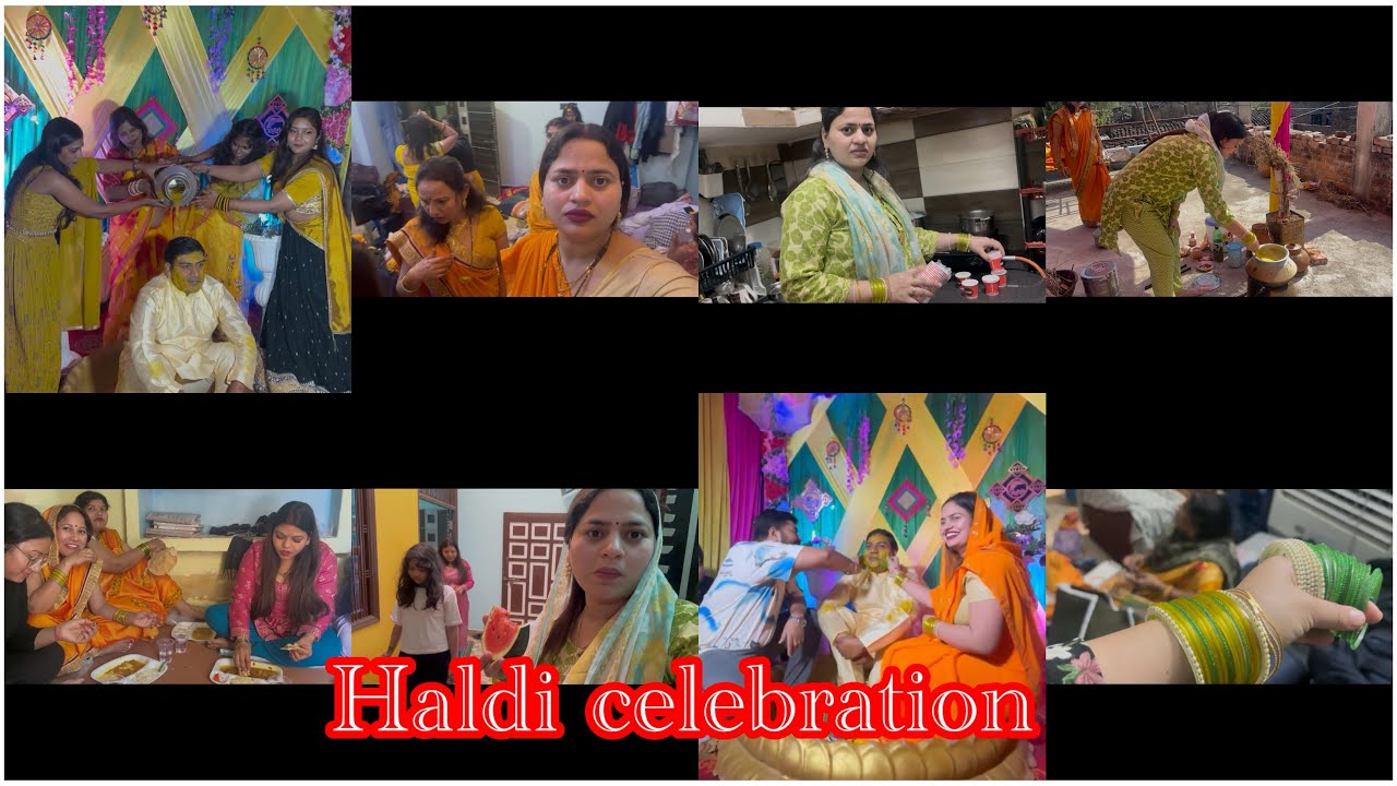 Aaj hai haldi hi Rasam #Village wedding #village vibes marriage #Family reunion#Lots of fun #Newvlog